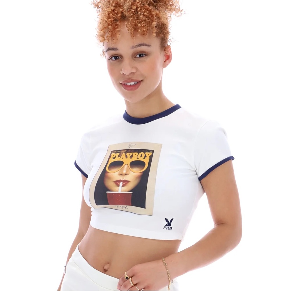 FILA Playboy 2018 Capsule Collection Crop Top
